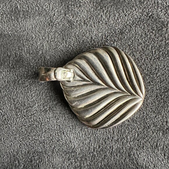 David Yurman Chevron Pendant w/ Pavé Black Diamonds - RARE - Picture 11 of 16